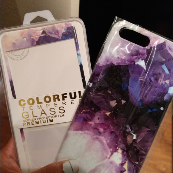 🦄 Beautiful Purple Marble iPhone Case Screen pr💘 - Picture 7 of 7
